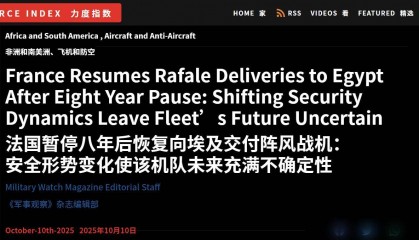 怕被歼10抢单了？美媒：暂停八年后，法国紧急向埃及交付阵风战机