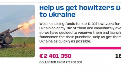 “送普京的礼物”：捷克众筹6门榴弹炮支援乌克兰